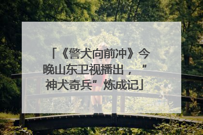 《警犬向前冲》今晚山东卫视播出，“神犬奇兵”炼成记