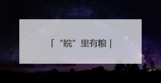 “皖”里有粮｜“三夏”时节，一“皖”麦香