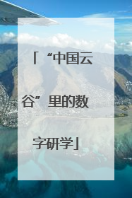 “中国云谷”里的数字研学