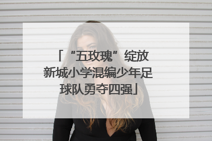 “五玫瑰”绽放 新城小学混编少年足球队勇夺四强