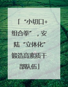 “小切口+组合拳”，安陆“立体化”锻造高素质干部队伍