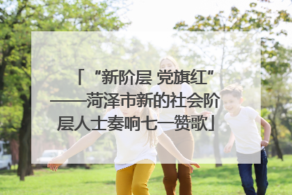 “新阶层 党旗红”——菏泽市新的社会阶层人士奏响七一赞歌