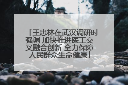 王忠林在武汉调研时强调 加快推进医工交叉融合创新 全力保障人民群众生命健康