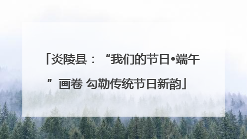 炎陵县：“我们的节日•端午”画卷 勾勒传统节日新韵