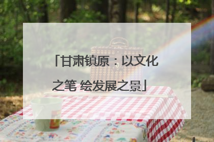 甘肃镇原：以文化之笔 绘发展之景