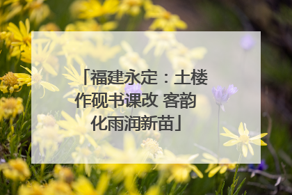福建永定：土楼作砚书课改 客韵化雨润新苗