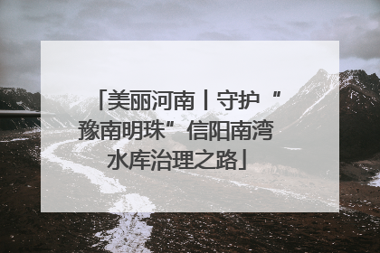 美丽河南丨守护“豫南明珠”信阳南湾水库治理之路