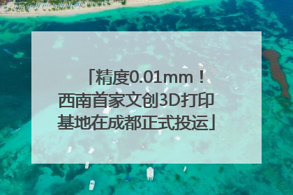 精度0.01mm！西南首家文创3D打印基地在成都正式投运