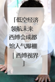 低空经济领航未来 西博会成都馆人气爆棚｜西博视界