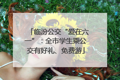 临汾公交“爱在六一”：全市学生乘公交有好礼、免费游