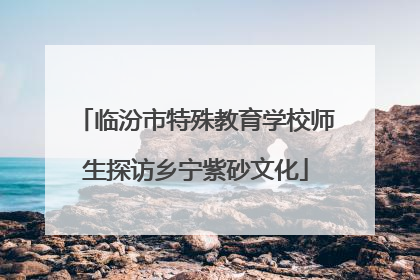 临汾市特殊教育学校师生探访乡宁紫砂文化