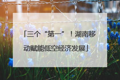 三个“第一”！湖南移动赋能低空经济发展