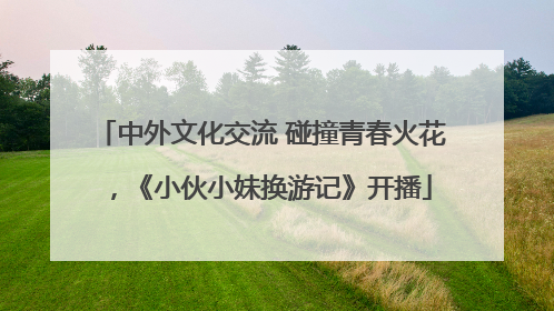 中外文化交流 碰撞青春火花，《小伙小妹换游记》开播