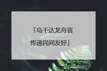 乌干达龙舟赛传递民间友好
