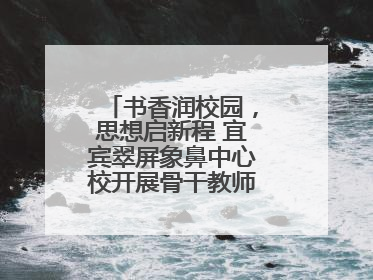 书香润校园，思想启新程 宜宾翠屏象鼻中心校开展骨干教师读书分享活动
