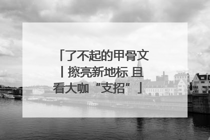 了不起的甲骨文丨擦亮新地标 且看大咖“支招”