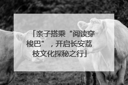 亲子搭乘“阅读穿梭巴”，开启长安荔枝文化探秘之行