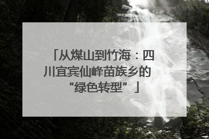 从煤山到竹海：四川宜宾仙峰苗族乡的“绿色转型”