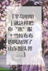 半岛叨叨｜就这样把你“蒸”服！当拉布布的风刮到了山东馒头界……