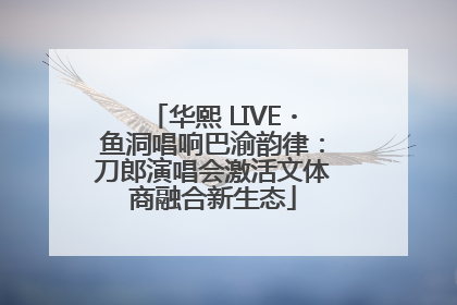 华熙 LIVE・鱼洞唱响巴渝韵律：刀郎演唱会激活文体商融合新生态