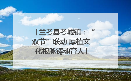 兰考县考城镇：“双节”联动 厚植文化根脉铸魂育人