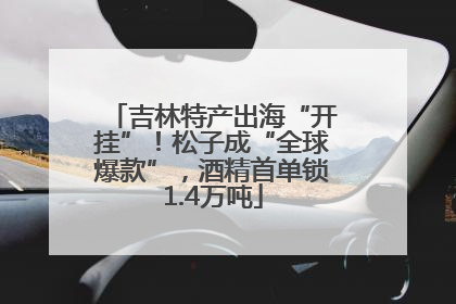 吉林特产出海“开挂”！松子成“全球爆款”，酒精首单锁1.4万吨