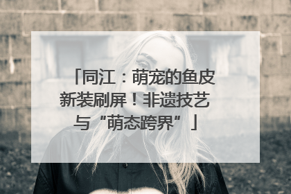 同江：萌宠的鱼皮新装刷屏！非遗技艺与“萌态跨界”