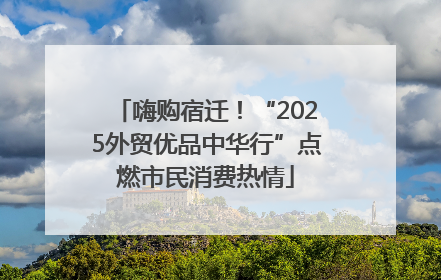 嗨购宿迁！“2025外贸优品中华行”点燃市民消费热情