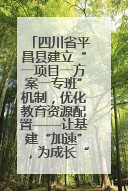 四川省平昌县建立“一项目一方案一专班”机制，优化教育资源配置——让基建“加速”，为成长“铺路”