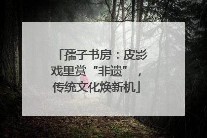孺子书房：皮影戏里赏“非遗”，传统文化焕新机