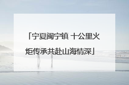 宁夏闽宁镇 十公里火炬传承共赴山海情深