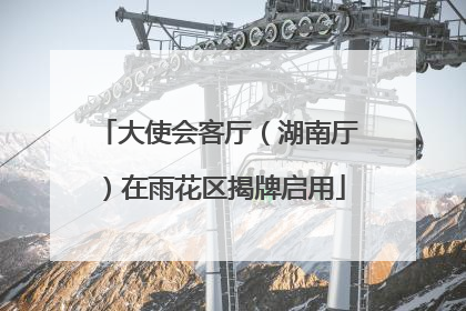 大使会客厅（湖南厅）在雨花区揭牌启用