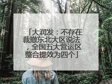 大润发：不存在裁撤东北大区说法，全国五大营运区整合提效为四个