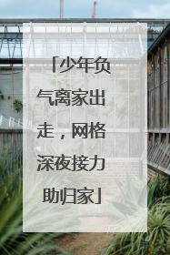 少年负气离家出走，网格深夜接力助归家