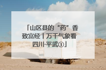 山区县的“药”香致富经丨万千气象看四川·平武③