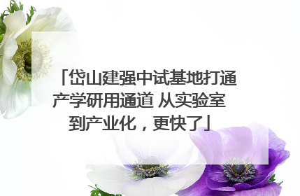 岱山建强中试基地打通产学研用通道 从实验室到产业化，更快了