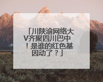 川陕渝网络大V齐聚四川巴中！是谁的红色基因动了？