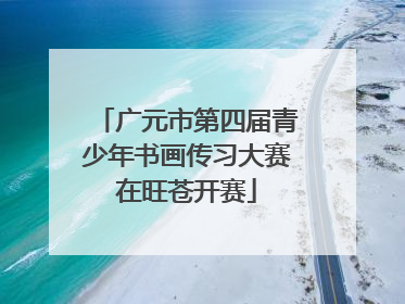 广元市第四届青少年书画传习大赛在旺苍开赛