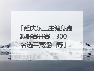 延庆东王庄健身跑越野赛开赛，300名选手竞逐山野