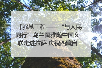 强基工程——“与人民同行”乌兰图雅随中国文联走进拉萨 庆祝西藏自治区成立60周年