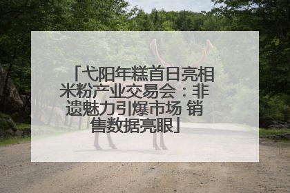 弋阳年糕首日亮相米粉产业交易会：非遗魅力引爆市场 销售数据亮眼