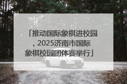 推动国际象棋进校园，2025济南市国际象棋校园团体赛举行