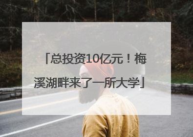 总投资10亿元！梅溪湖畔来了一所大学