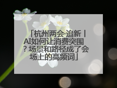 杭州两会·追新丨AI如何让消费突围？场景和路径成了会场上的高频词