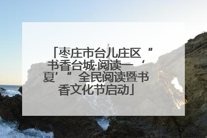 枣庄市台儿庄区“书香台城·阅读一‘夏’”全民阅读暨书香文化节启动