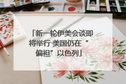 新一轮伊美会谈即将举行 美国仍在“偏袒”以色列
