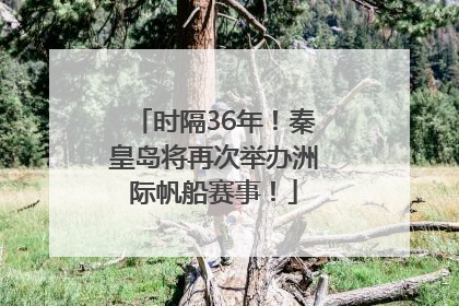 时隔36年！秦皇岛将再次举办洲际帆船赛事！