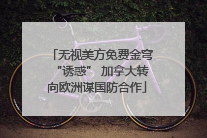无视美方免费金穹“诱惑” 加拿大转向欧洲谋国防合作