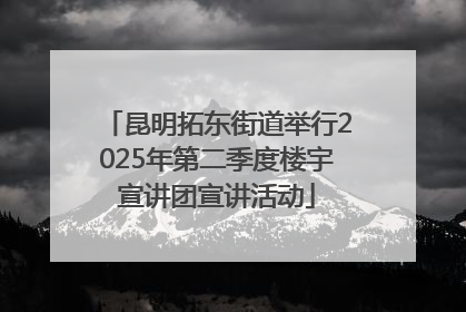 昆明拓东街道举行2025年第二季度楼宇宣讲团宣讲活动
