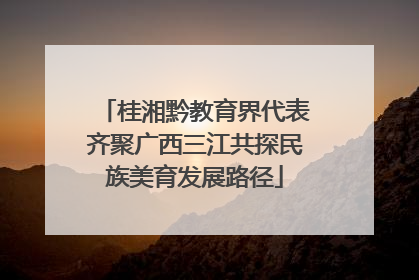 桂湘黔教育界代表齐聚广西三江共探民族美育发展路径